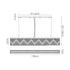 Zula Linear Pendant Chandelier 7 Light